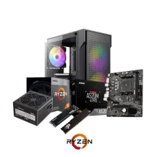 PQS Special AMD Ryzen 5 3400G 8GB DDR4 RAM 256GB SSD Desktop PC